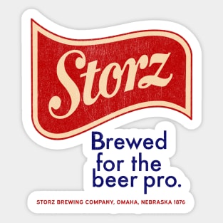 Retro Beer - Storz Brewing Company, Omaha Nebraska 1876 Sticker